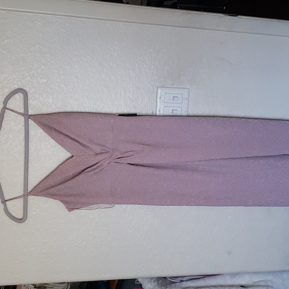 Adriana papel  foil jersey maxi dresssz 8